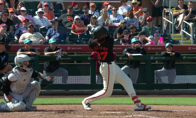 Marco Luciano powers a solo dwelling run | 03/23/2024