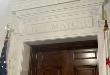 Mayor Breed, again from China, works from house