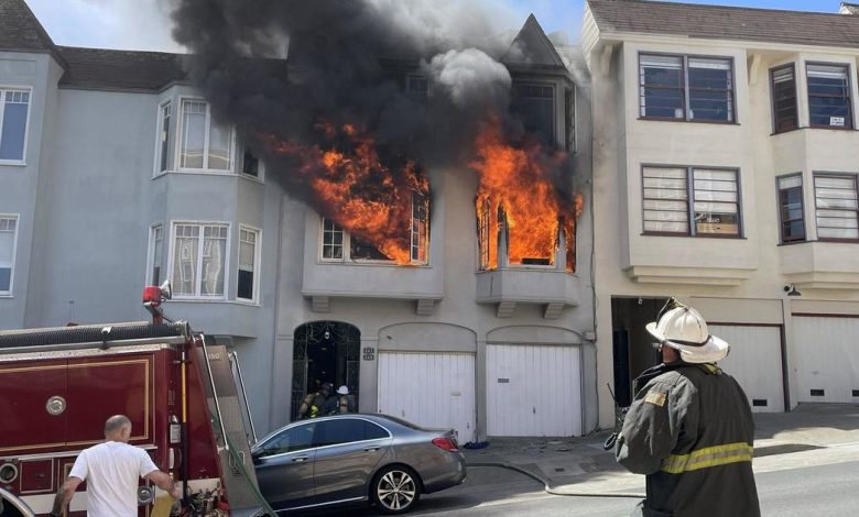 Fireplace in San Francisco’s Alamo Sq. was at residence of man focused by racist threats
